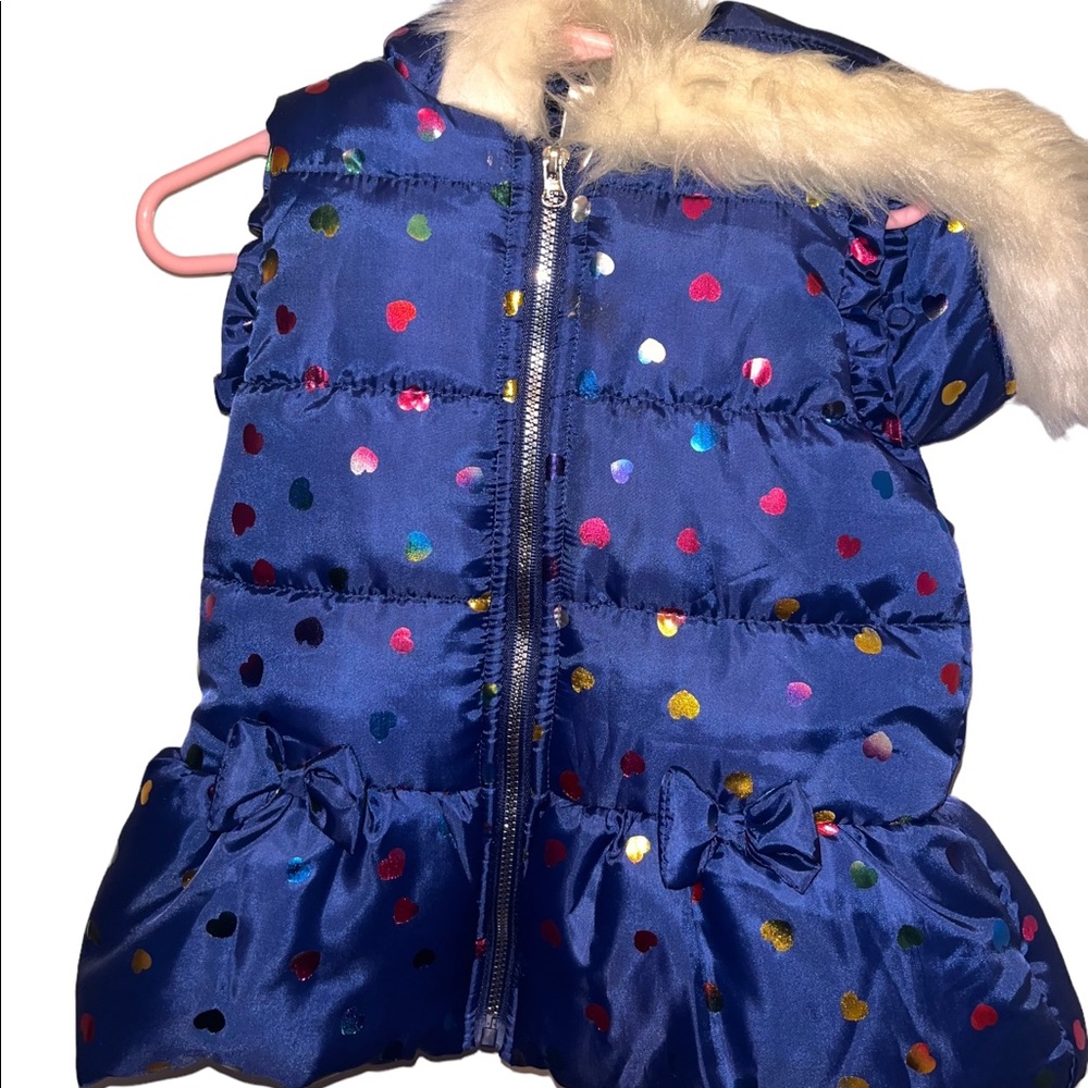 Fur puffer vest